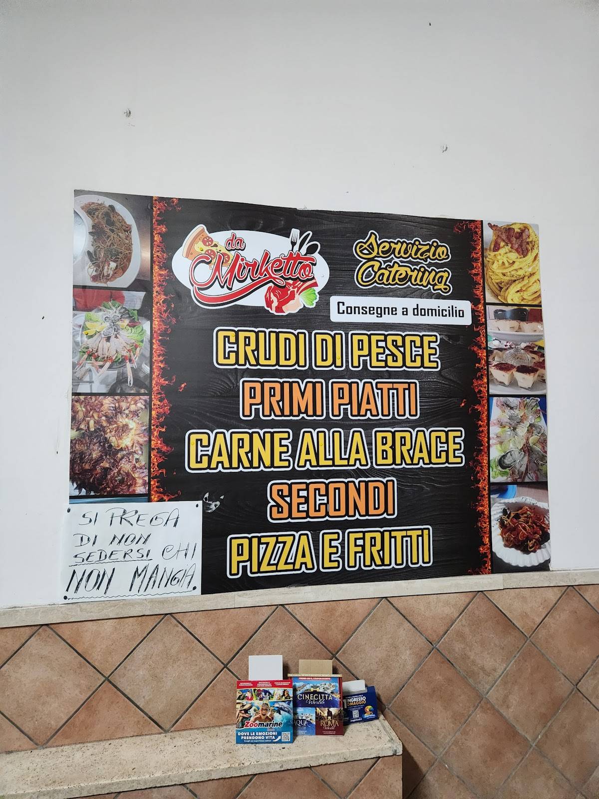 Menu di Mirketto risto pizzeria braceria 