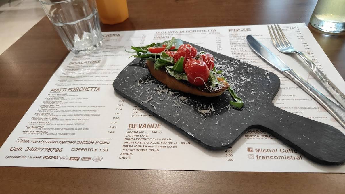 Menu di Mistral Cafè 