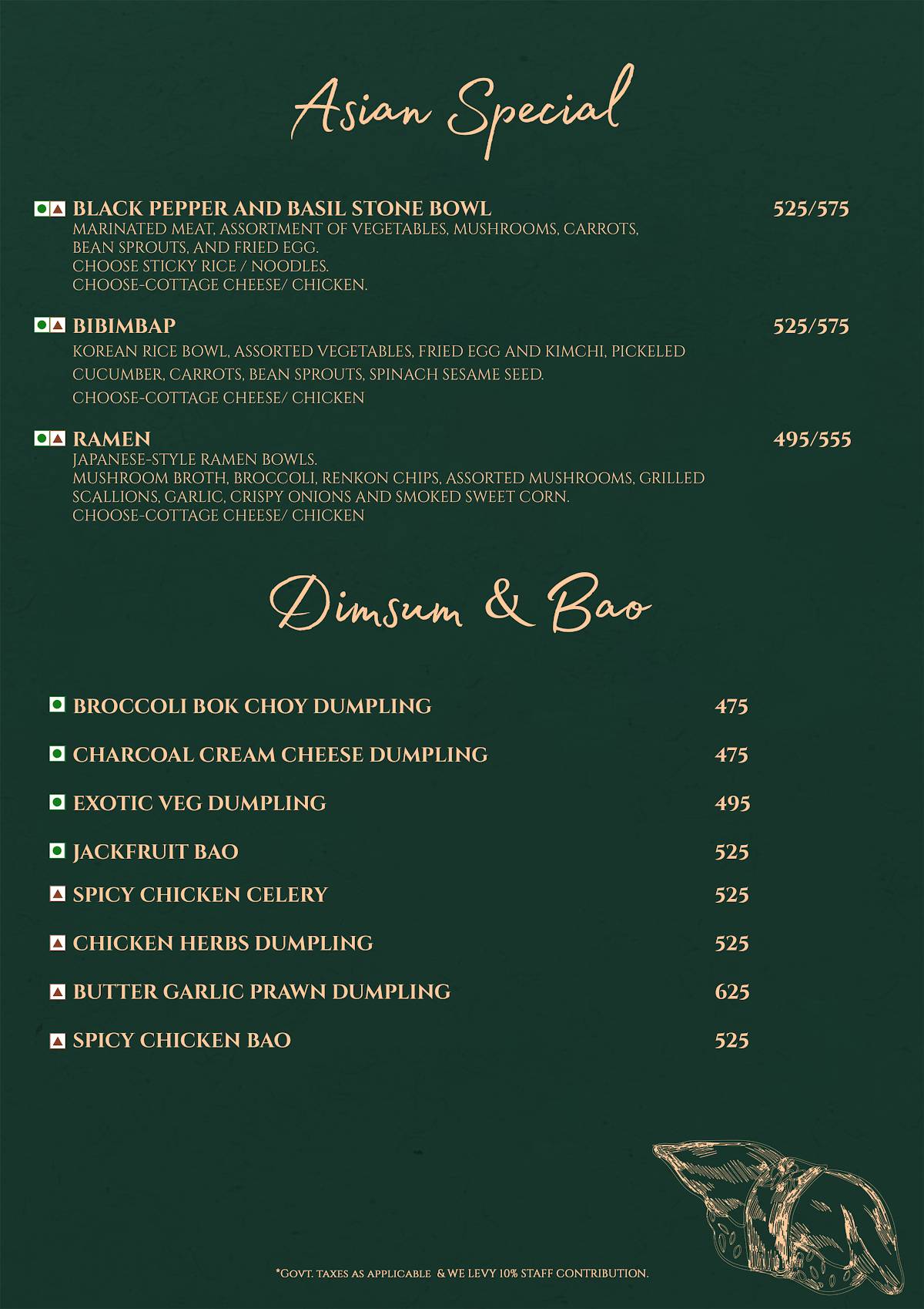 Molecule Noida - Best Rooftop Restaurant in Noida menu