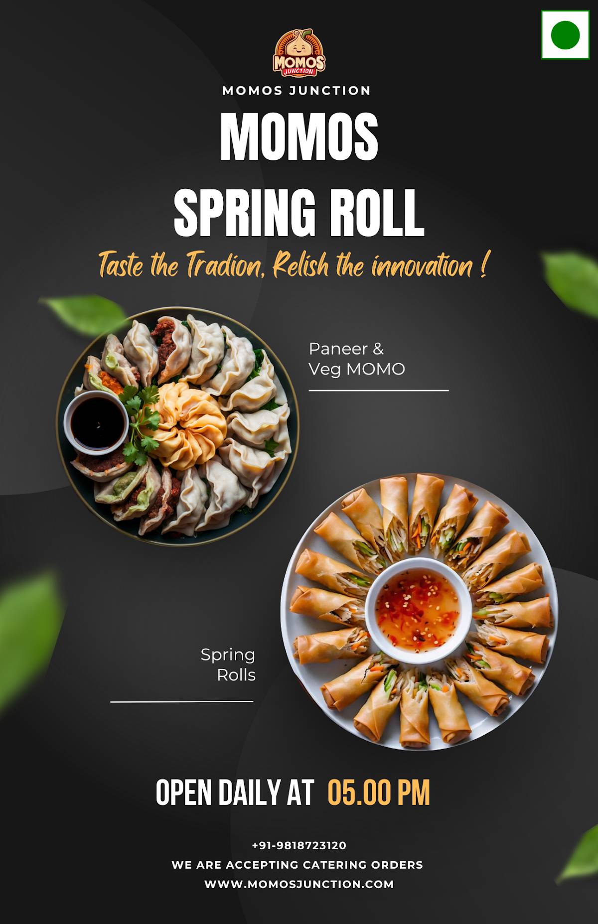 Momos Junction menu
