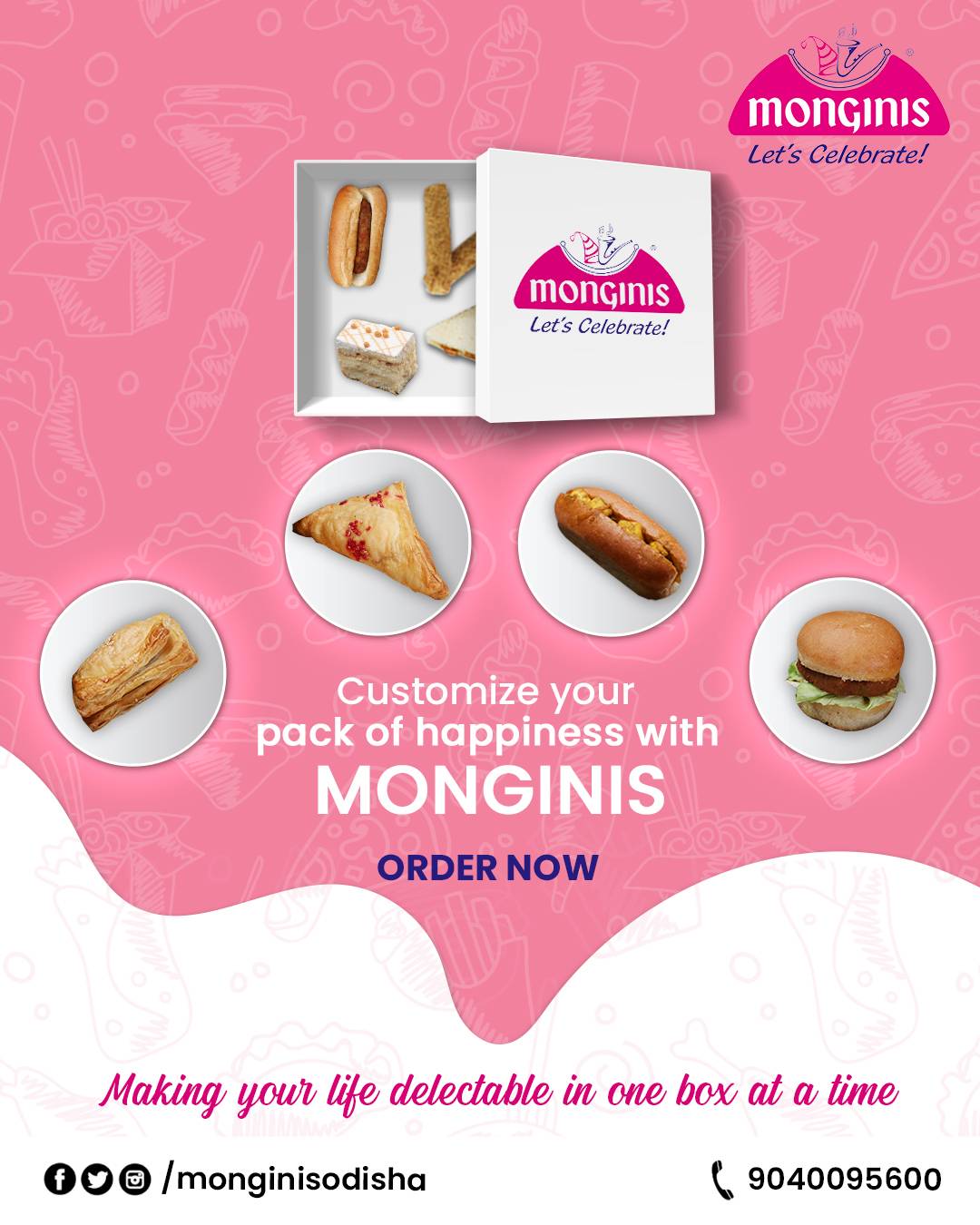 Monginis Cake Shops, Berhampur menu