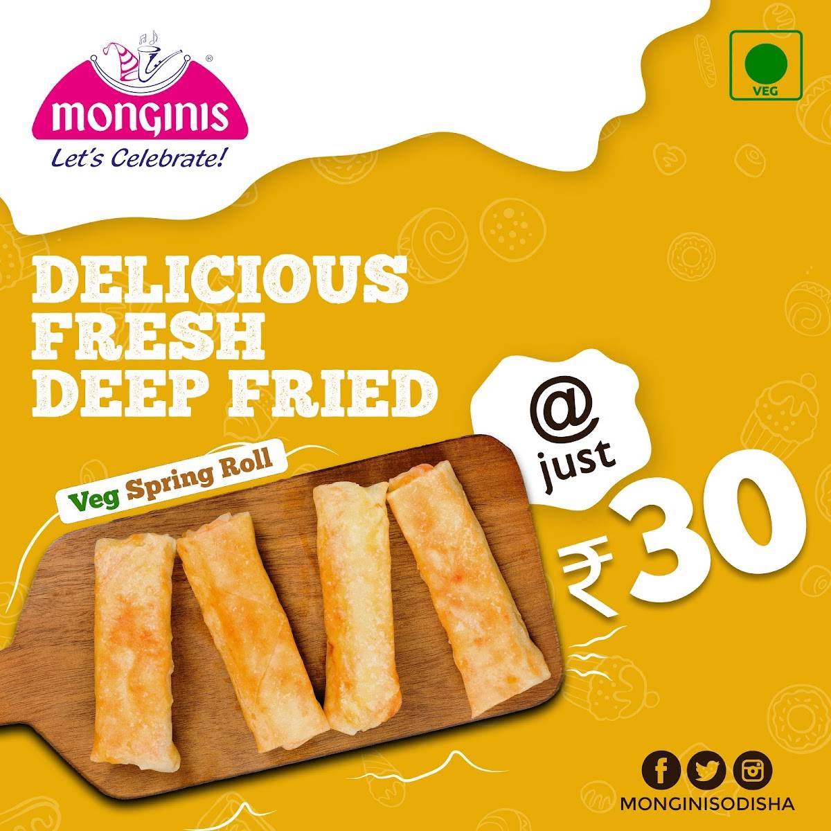 Monginis Cake Shops, Berhampur menu