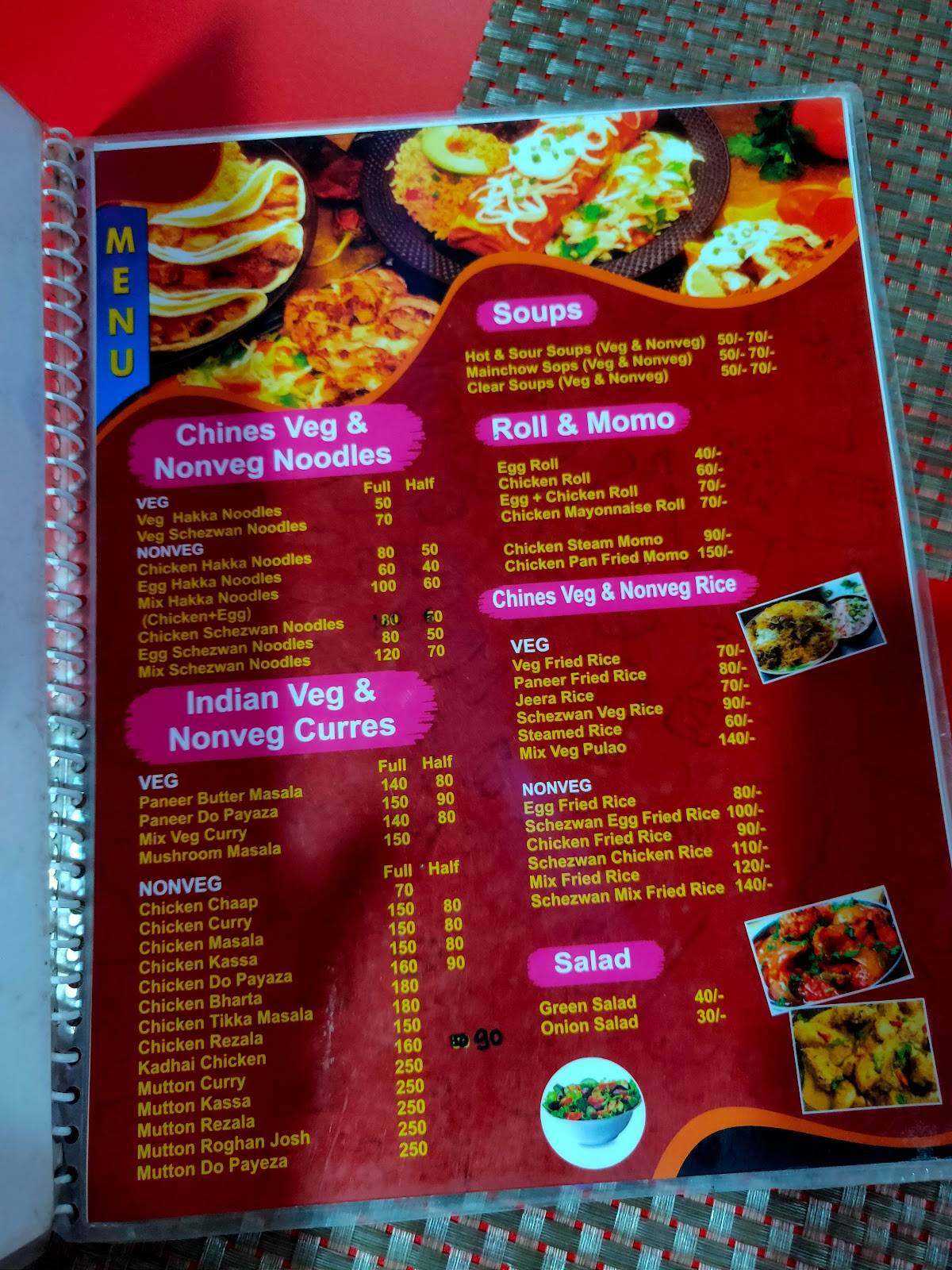 Mughal Darbar restaurant, Arambagh, Chowdhury Market menu