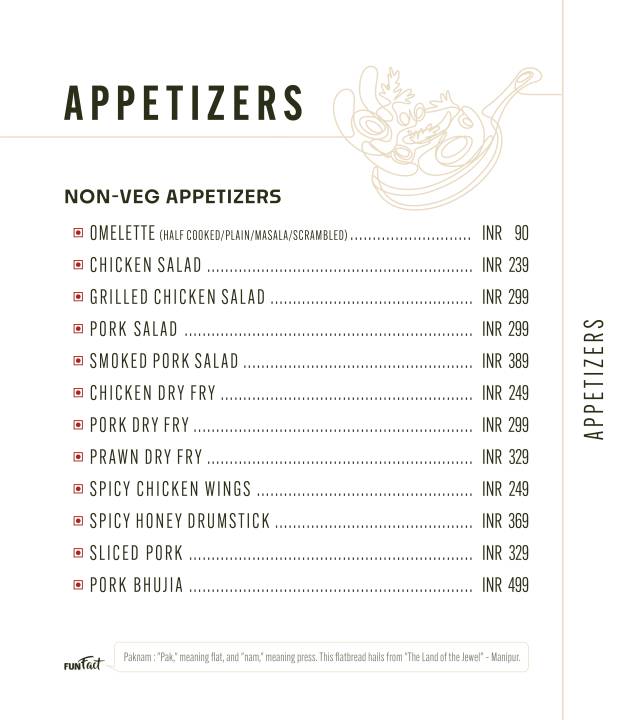 SINGJU,Juhu Tara Road menu