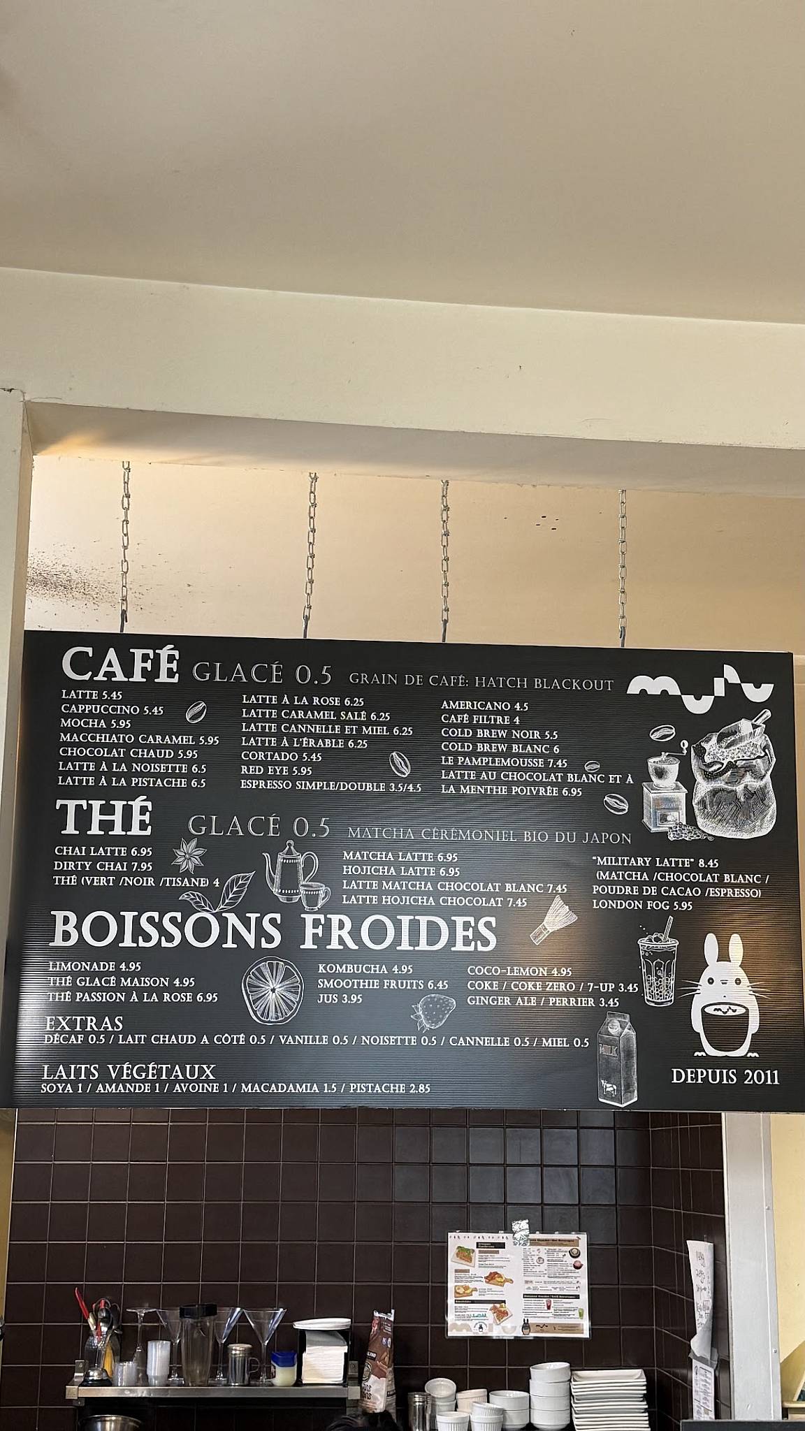 Menu de muru crêpe