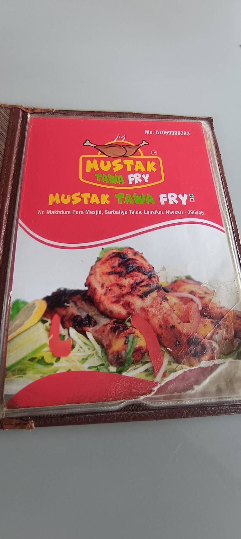 Mustak Tawa Fry menu