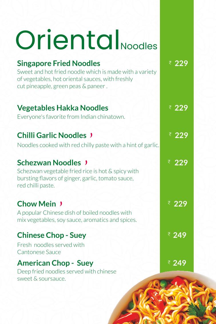 Sattvik - A Vegetarian Delight menu