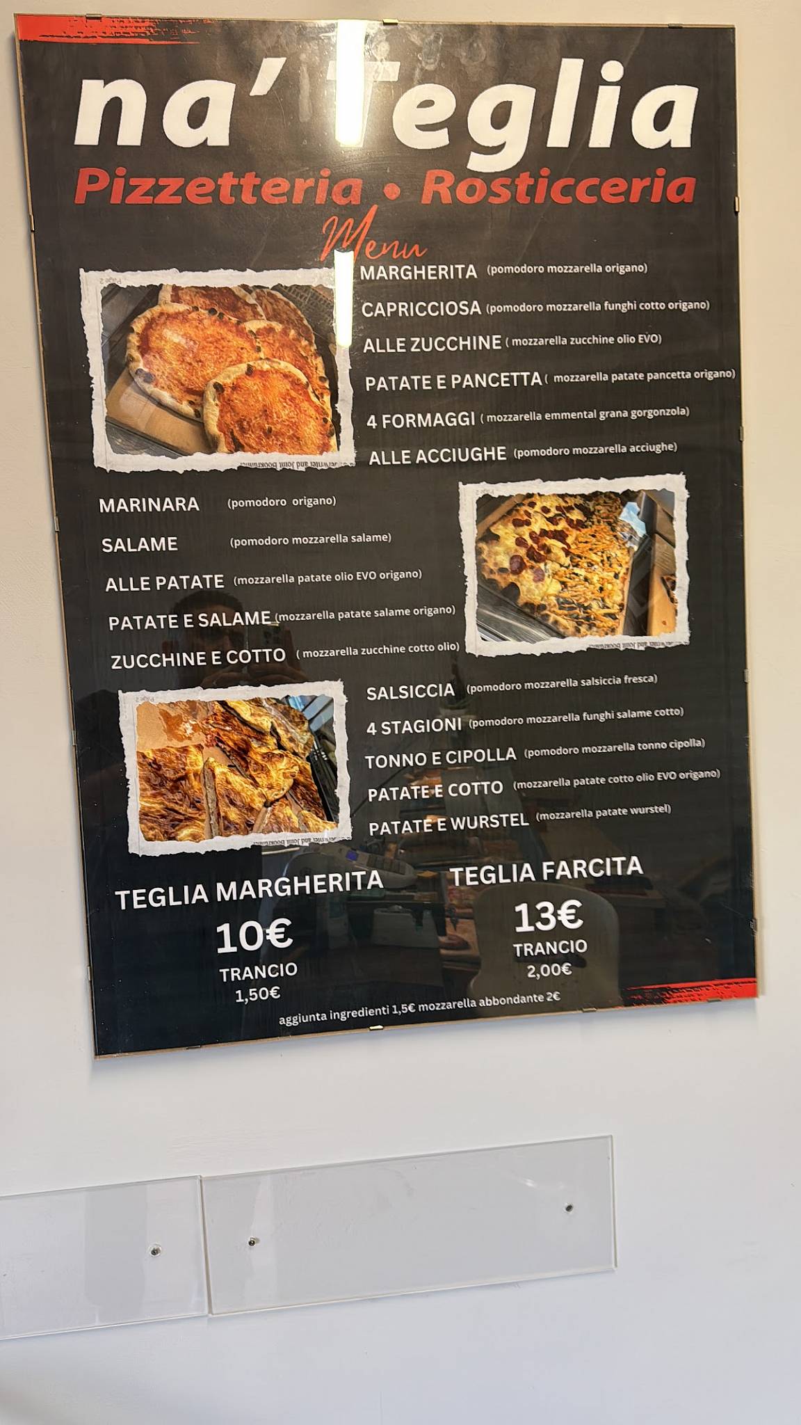 Menu di NA' TEGLIA 