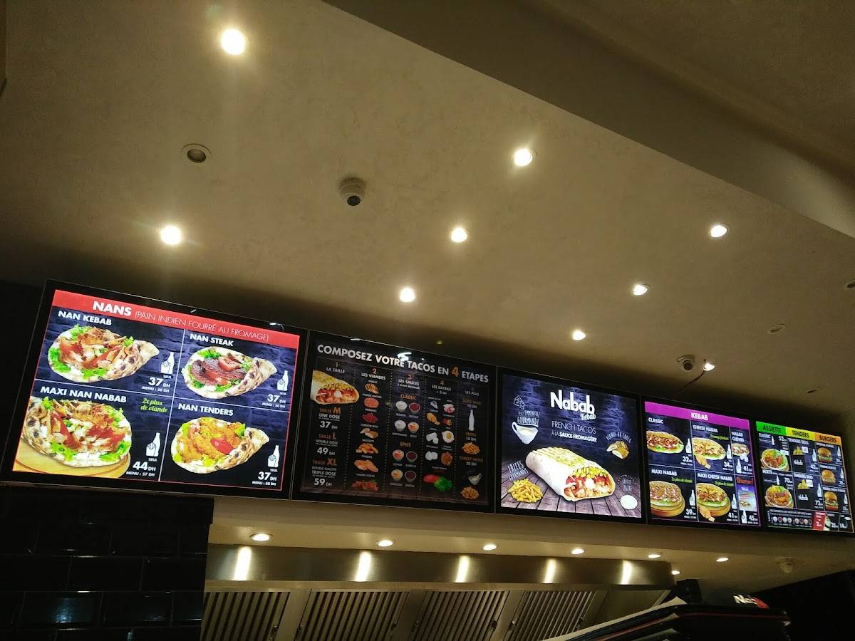 Menu de Nabab Kebab