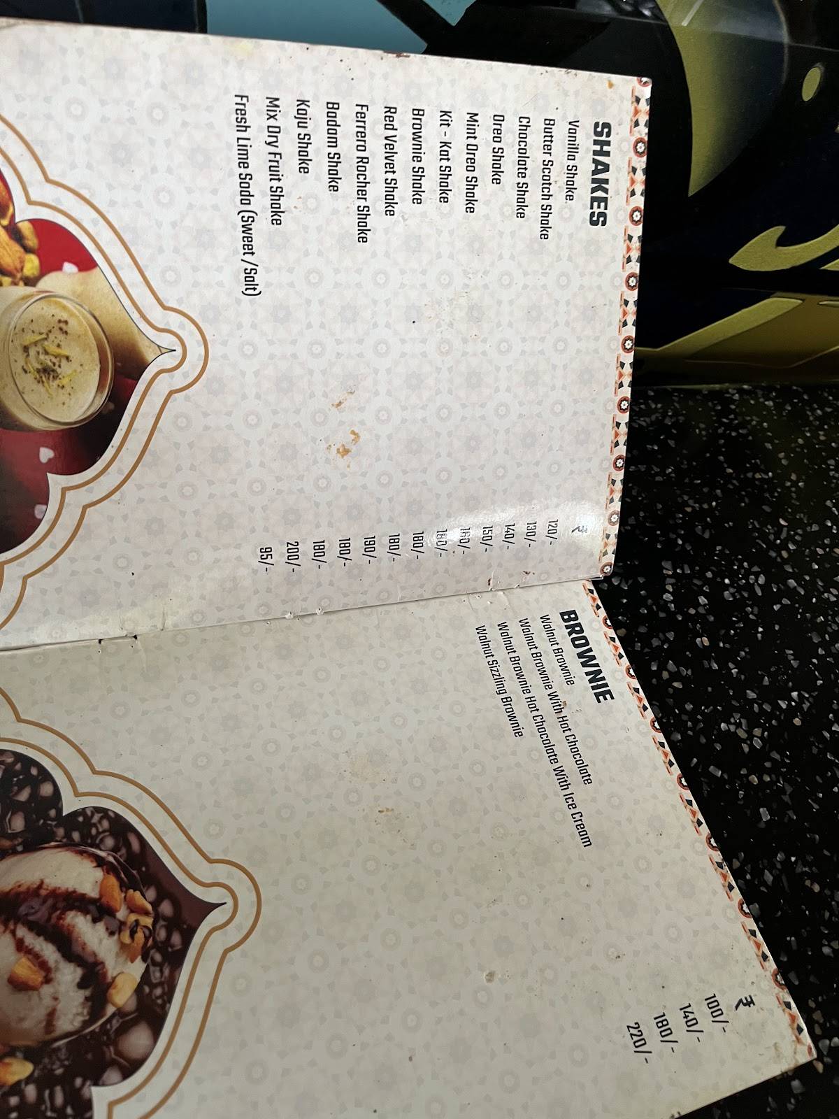 Nafees Restaurant, Tantiya Bheel Square menu