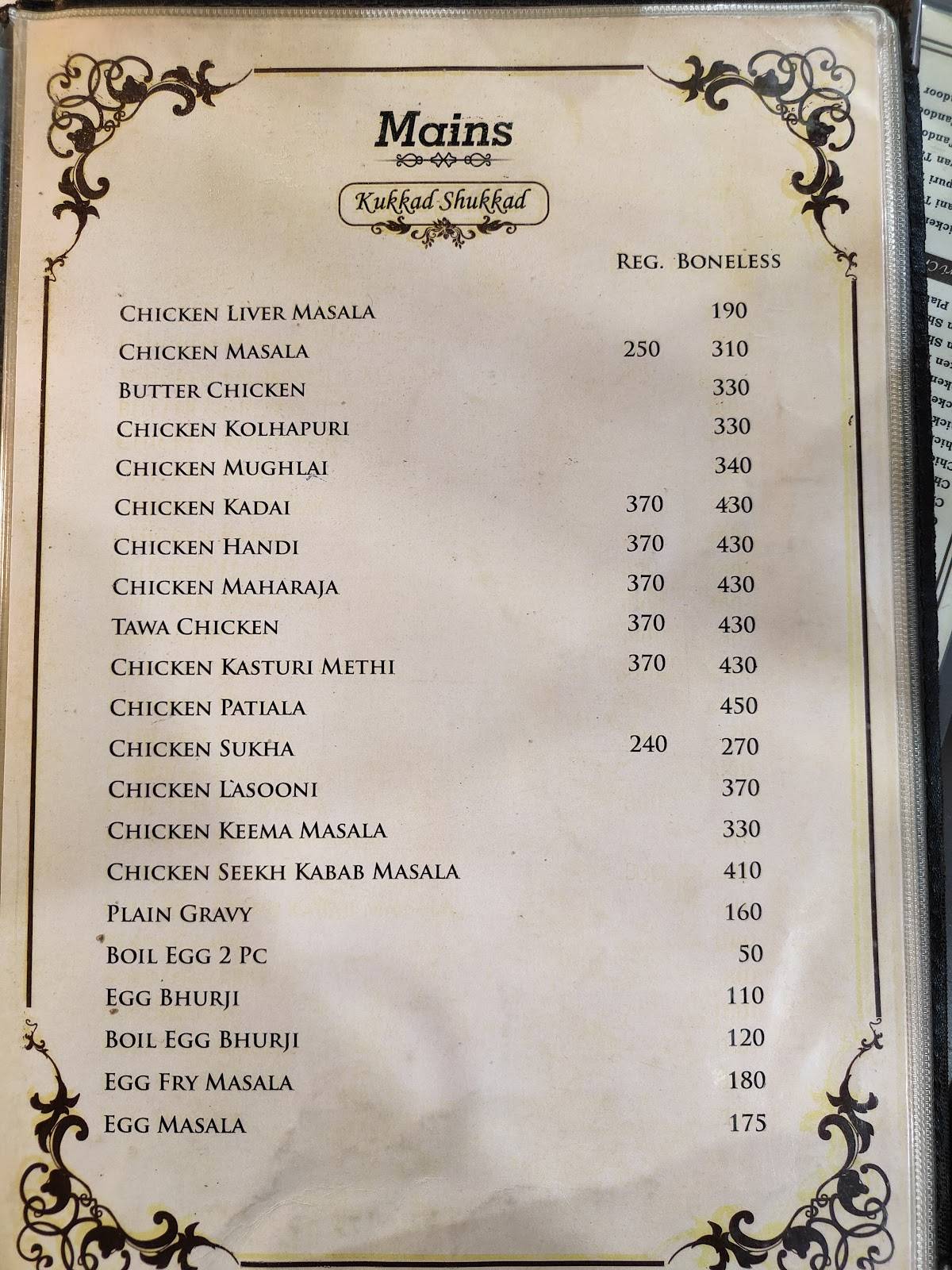 Nagpal Fish Fry menu