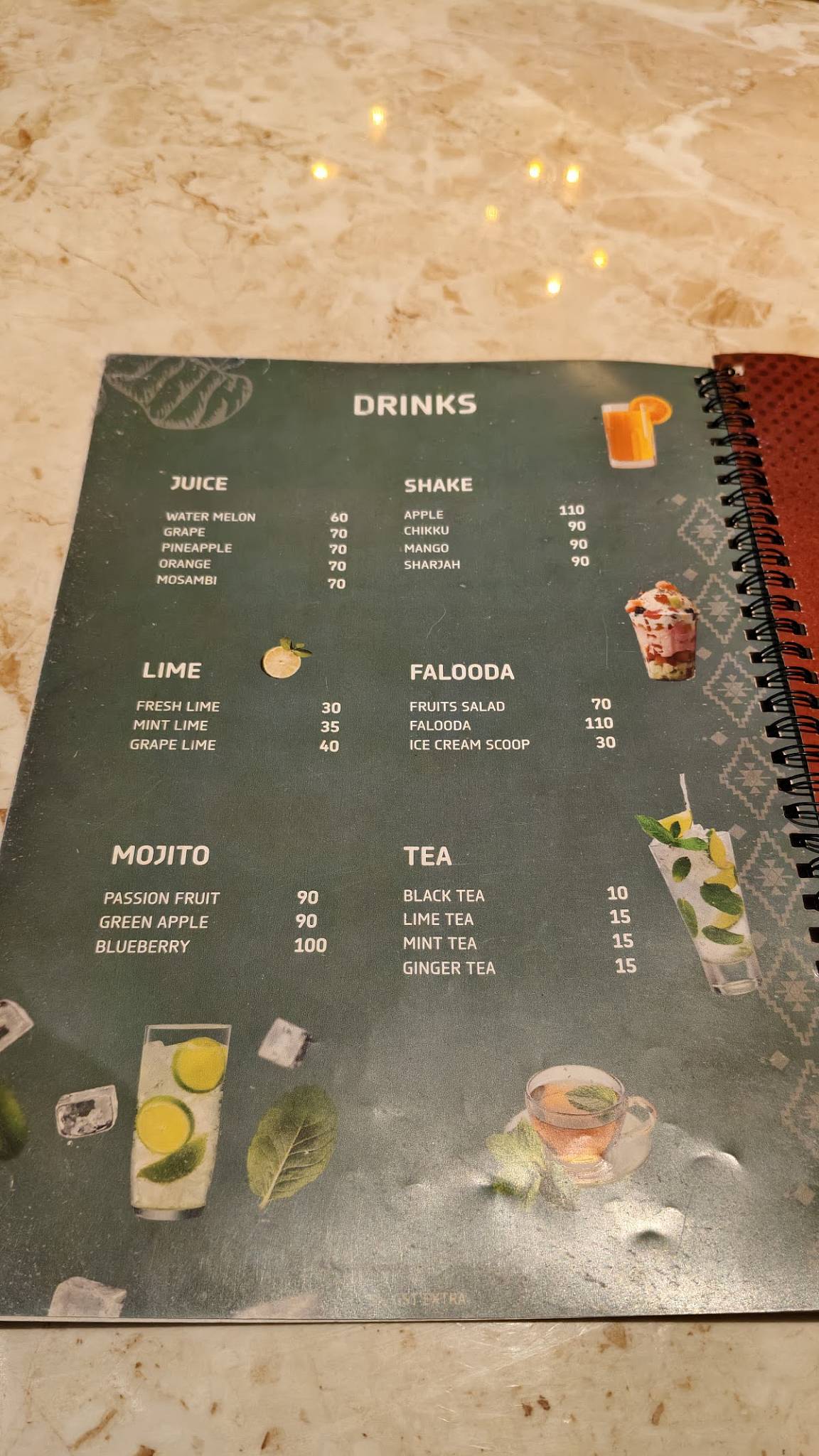 Nahdi Mandi Calicut menu