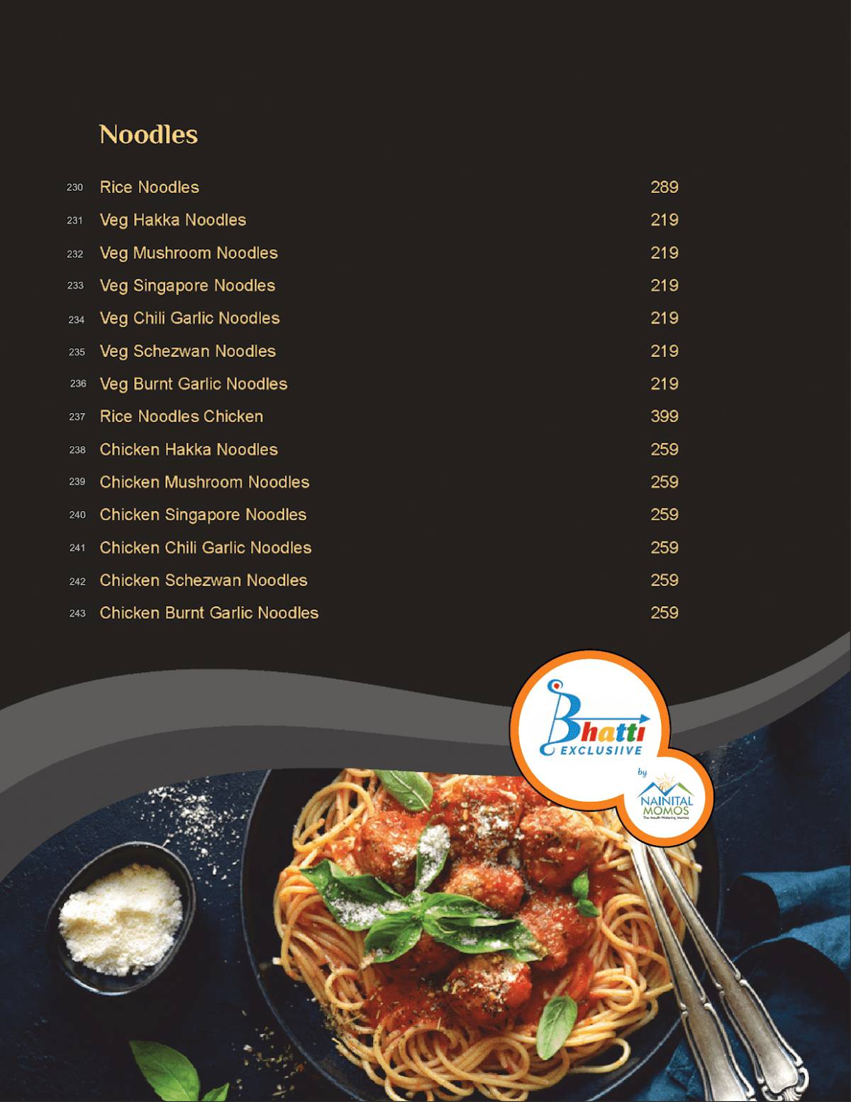 Nainital Momos - Multigrain momos menu