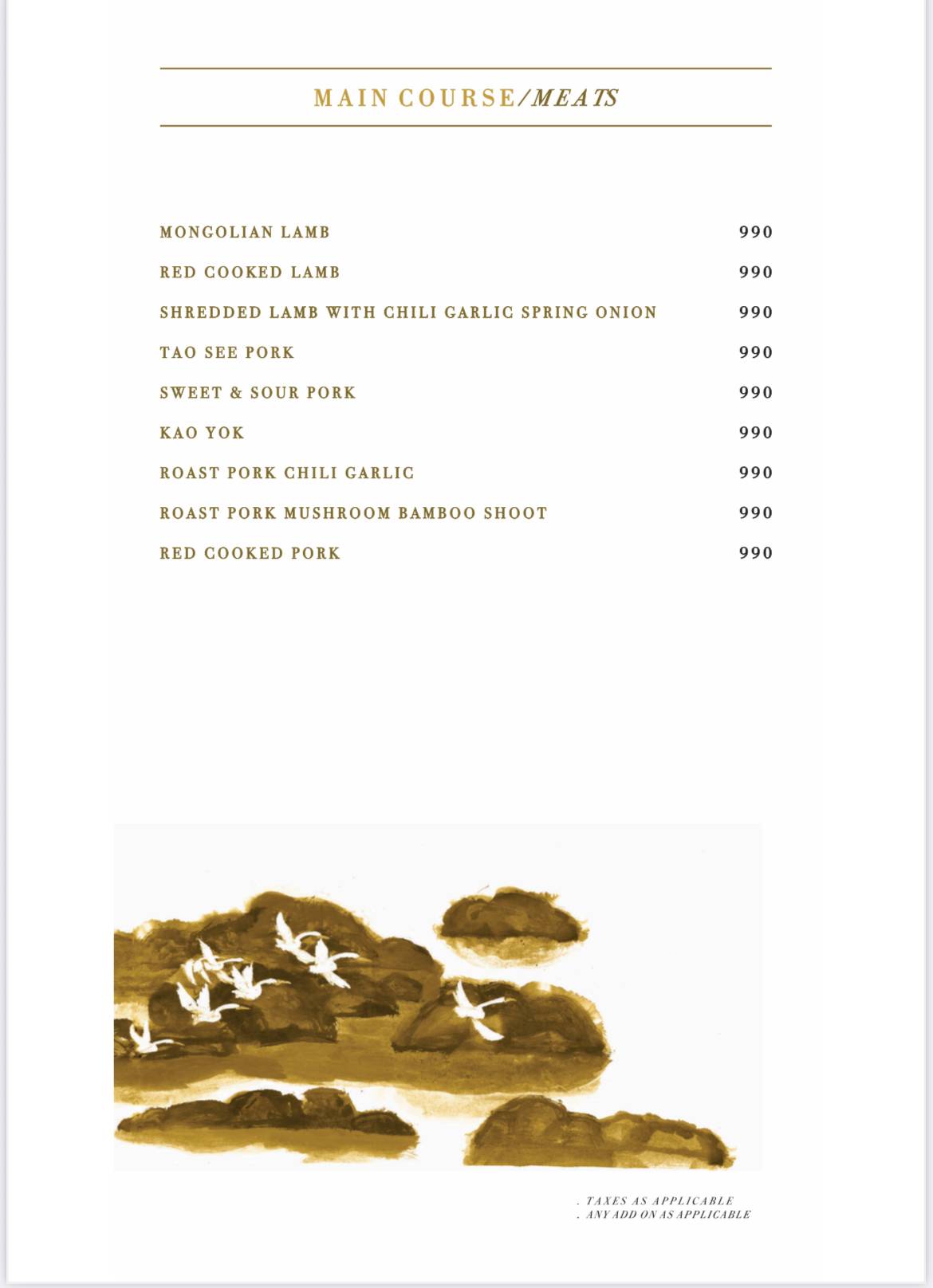 Nanking Chinese Restaurant menu