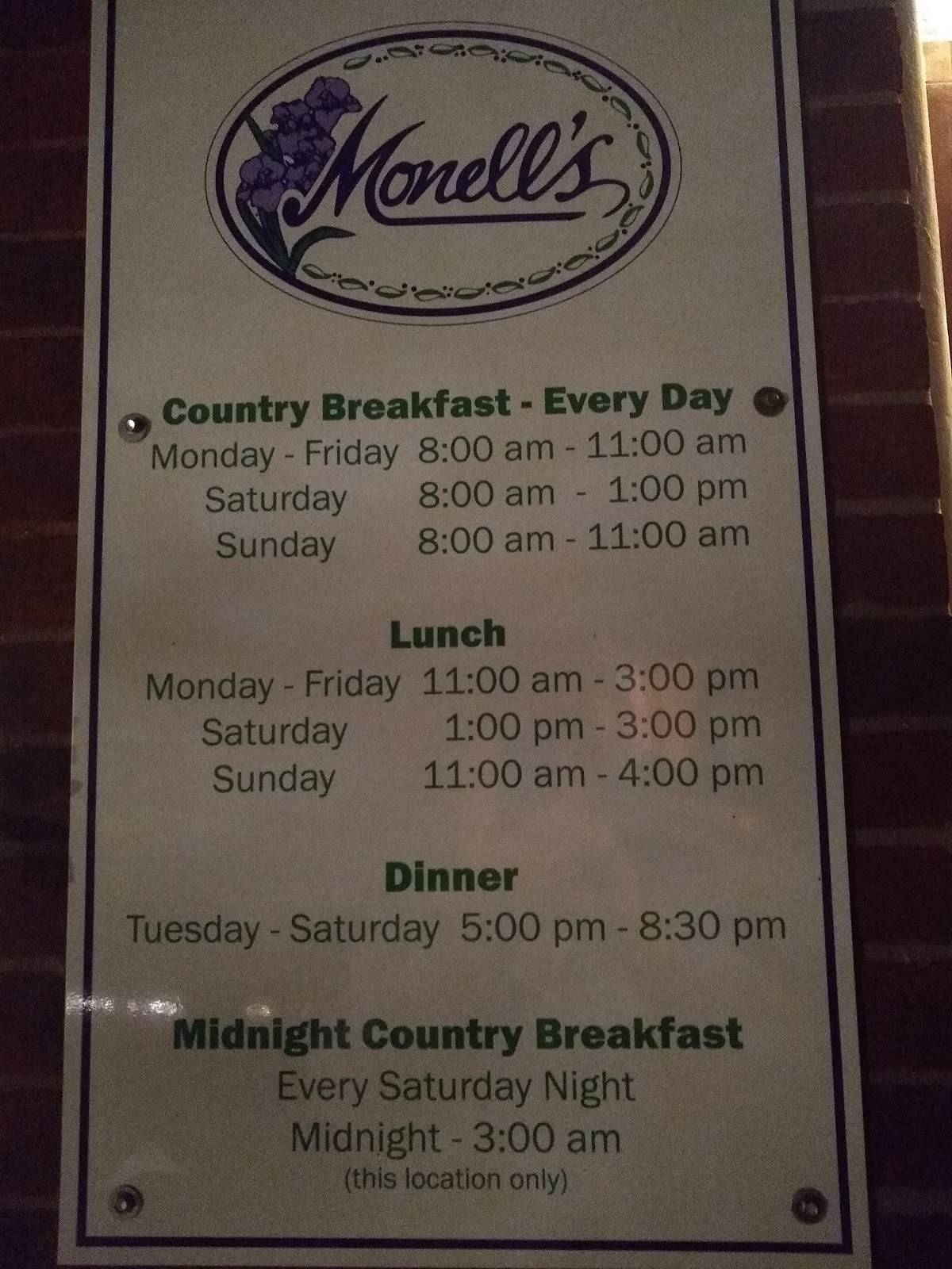Monells Nashville - 8pjs5up
