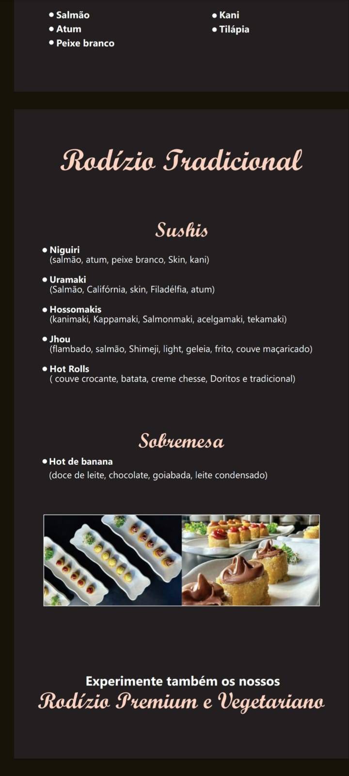 Nawaki Sushi - Ipiranga cardápio