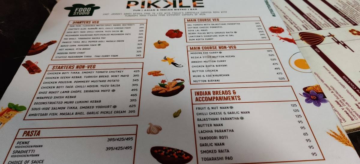 Picante menu