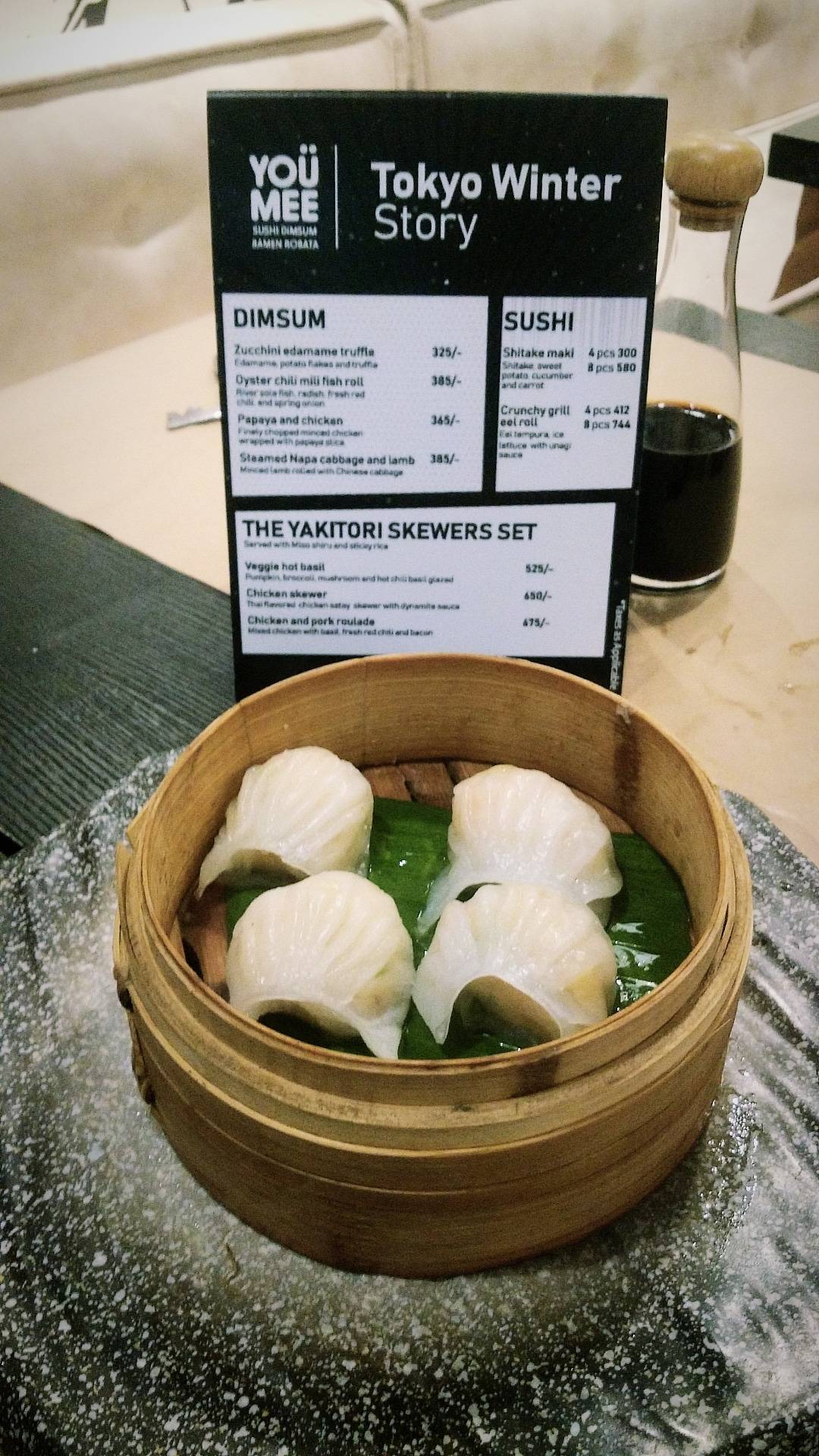 YouMee Greater Kailash 2 (GK2) menu