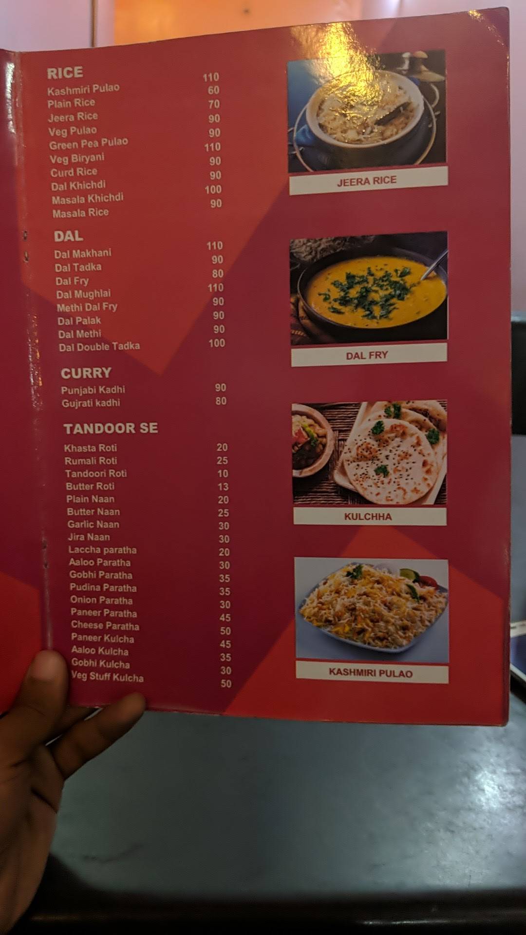 New Little Hut Restaurant menu