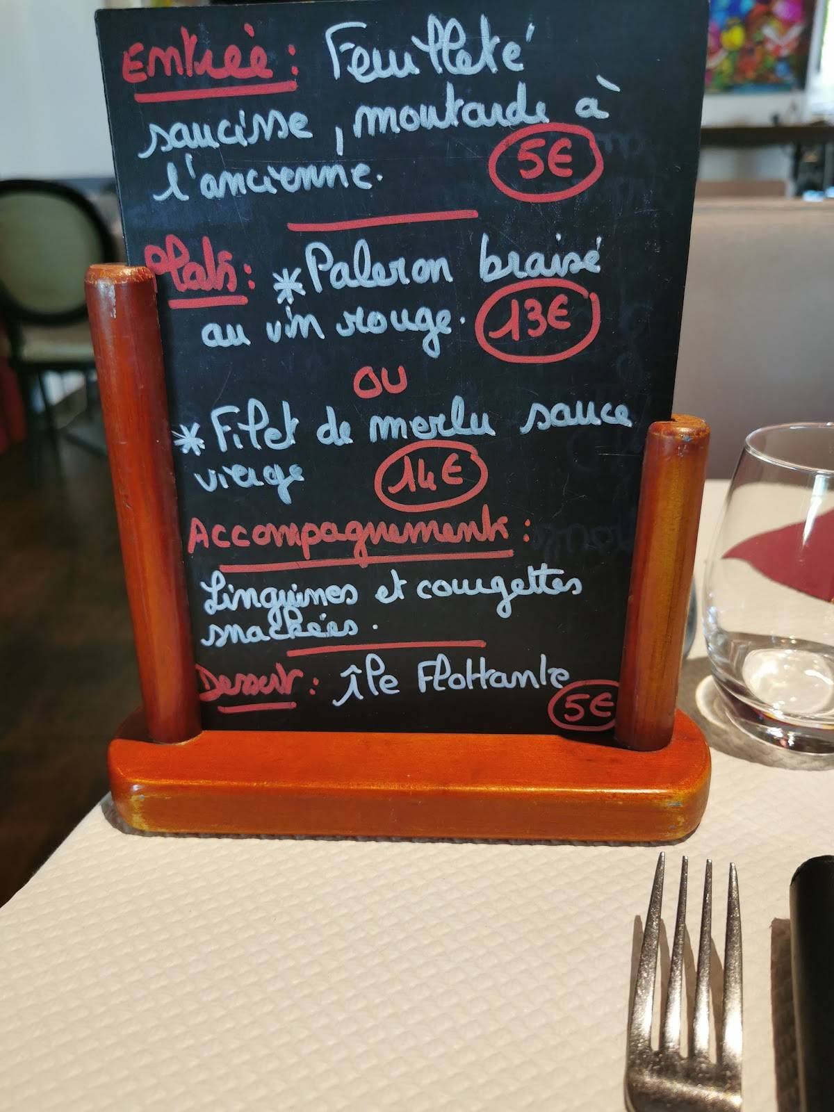 Menu de Ever'in