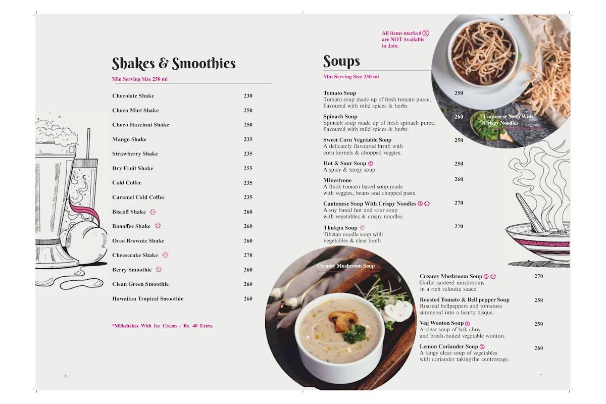 Nini's Kitchen - Piplod, Surat menu