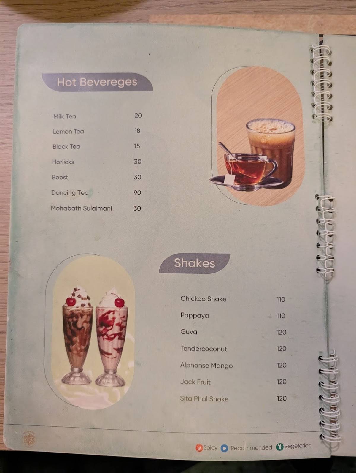 Noorjehan Multi-Cuisine Restaurant (Since 1950) menu