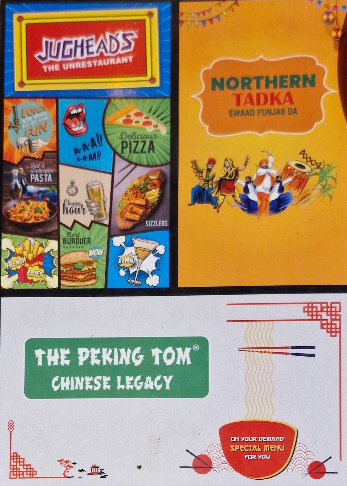 Northern Tadka menu