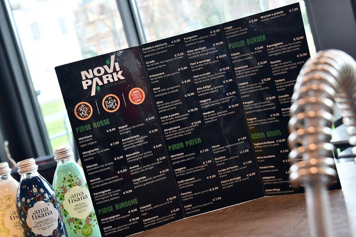 Menu di Novi Park 