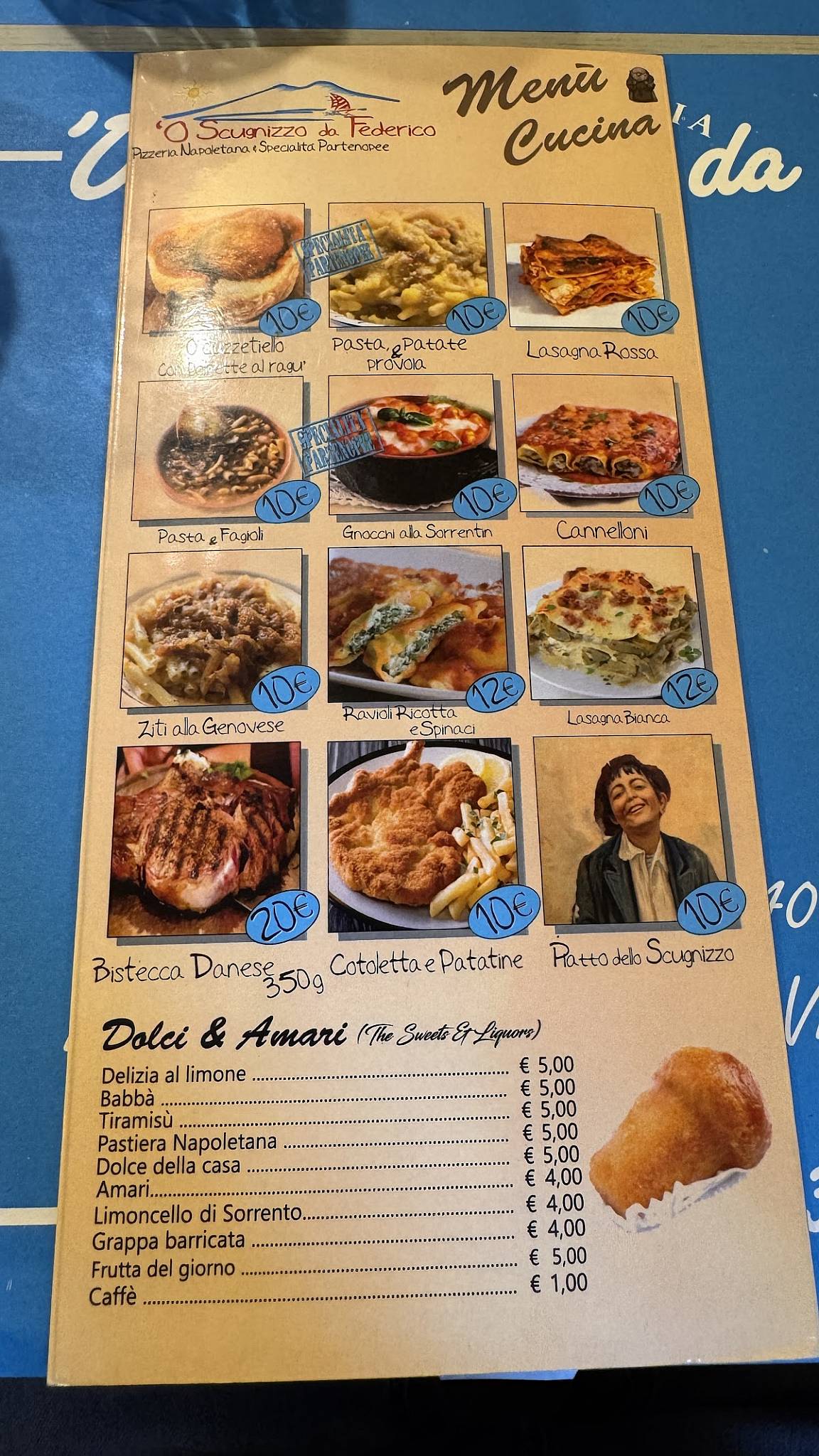 Menu di 'O Scugnizzo da Federico 