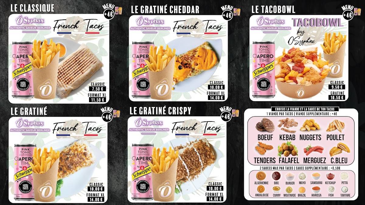 Menu de Ô Syphax