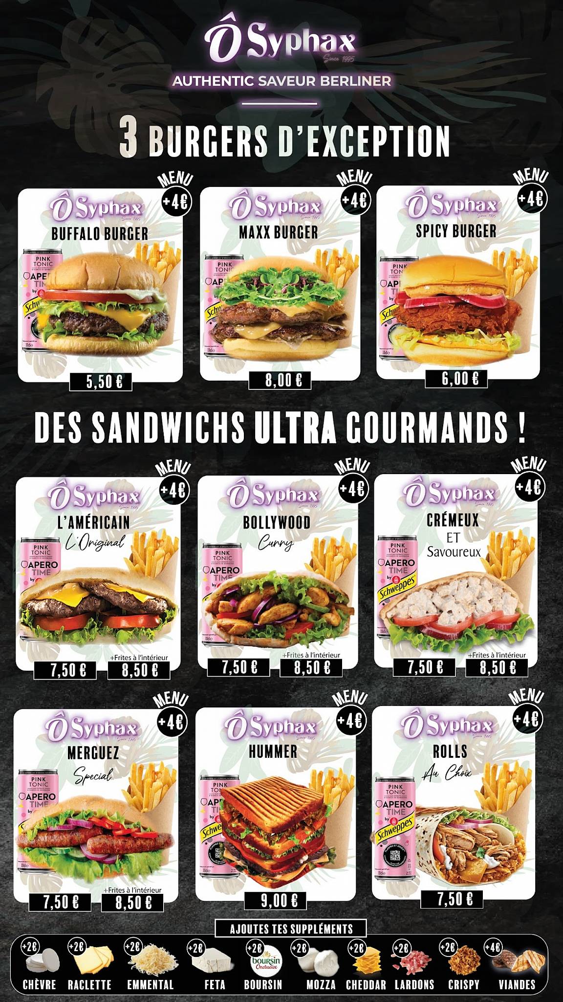 Menu de Ô Syphax