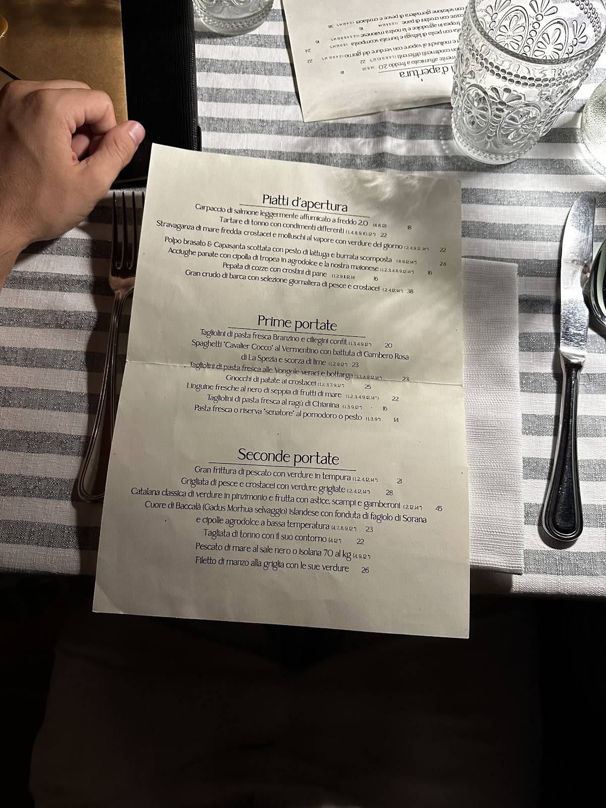 Menu di • OSCAR • 