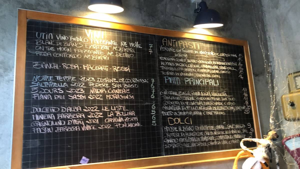 Menu di Opificio Cucina e Bottega 