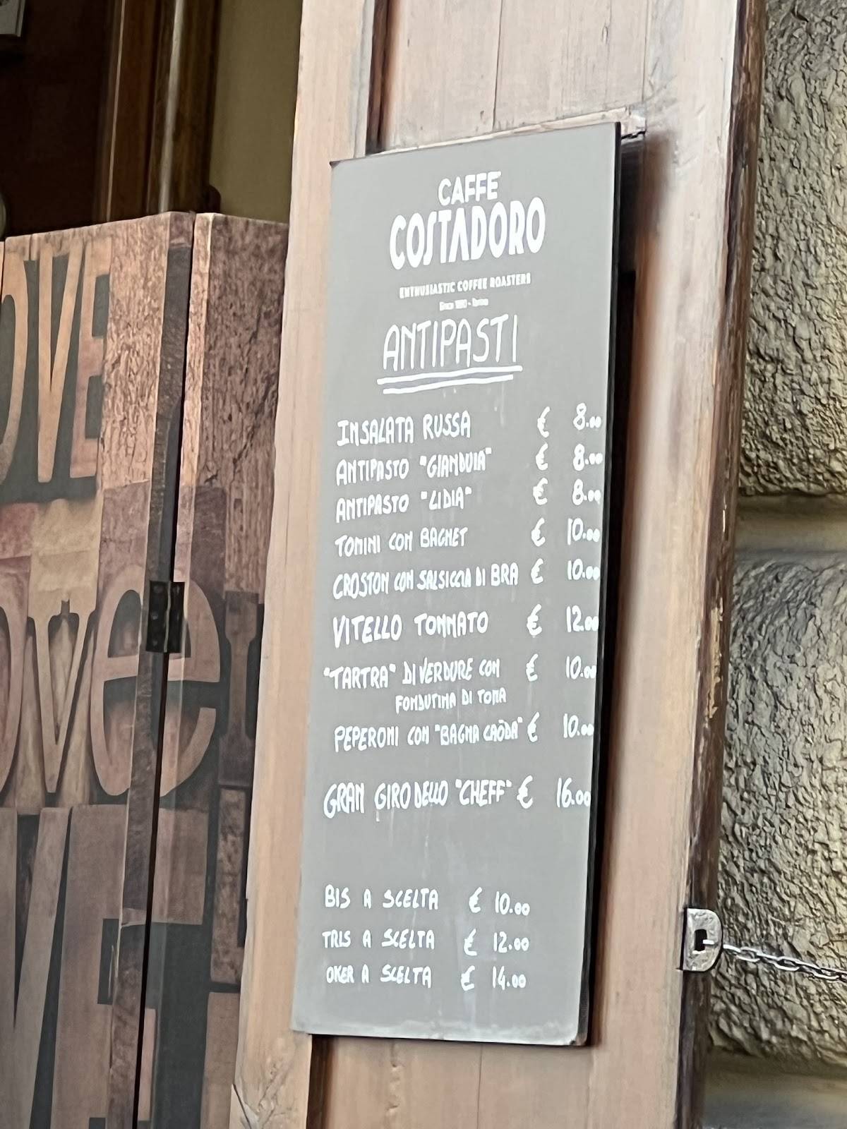 Menu di Osteria Trattoria Falabra'Ch 