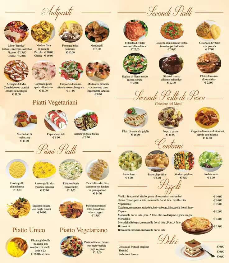 Menu di Osteria di Largo Kennedy 