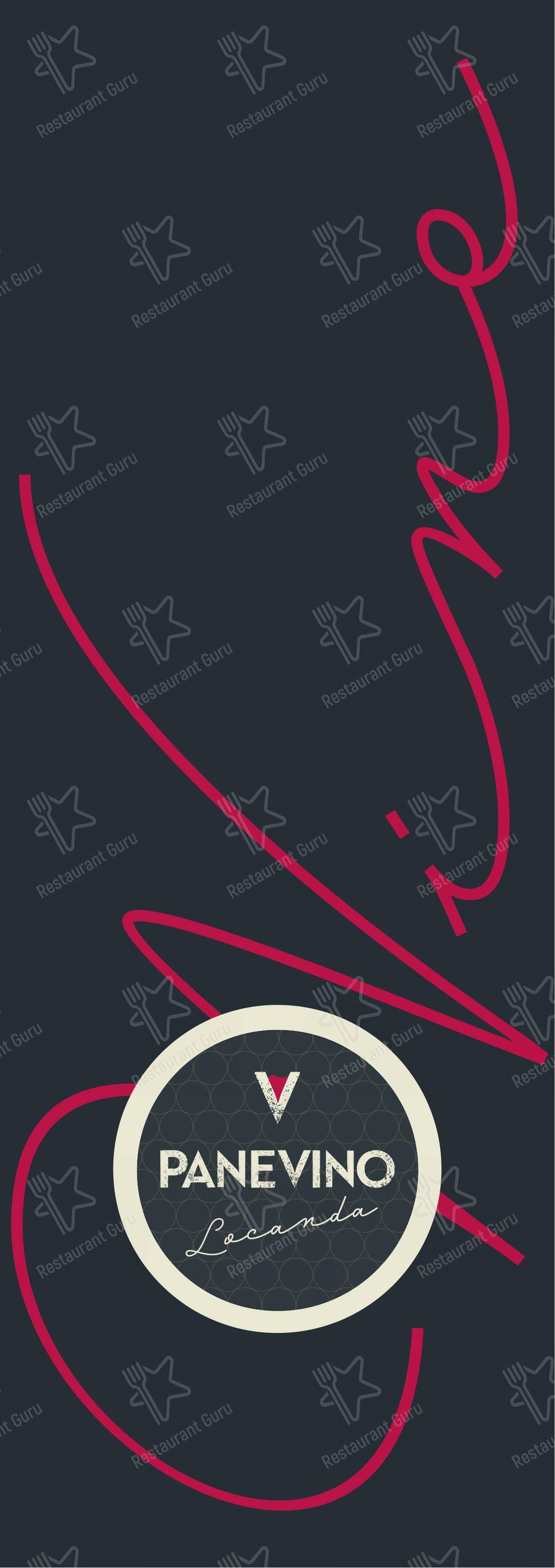 Menu bar per PANEVINO Locanda in Morazzone