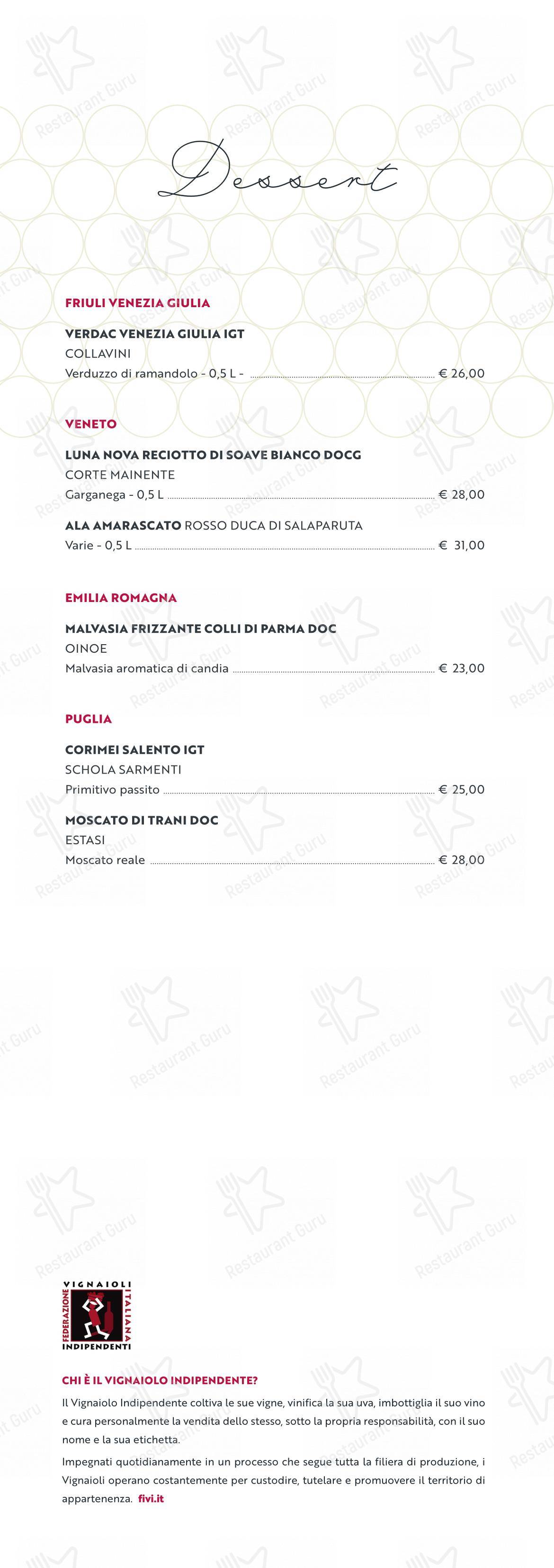 PANEVINO Locanda in Morazzone - Menu bar