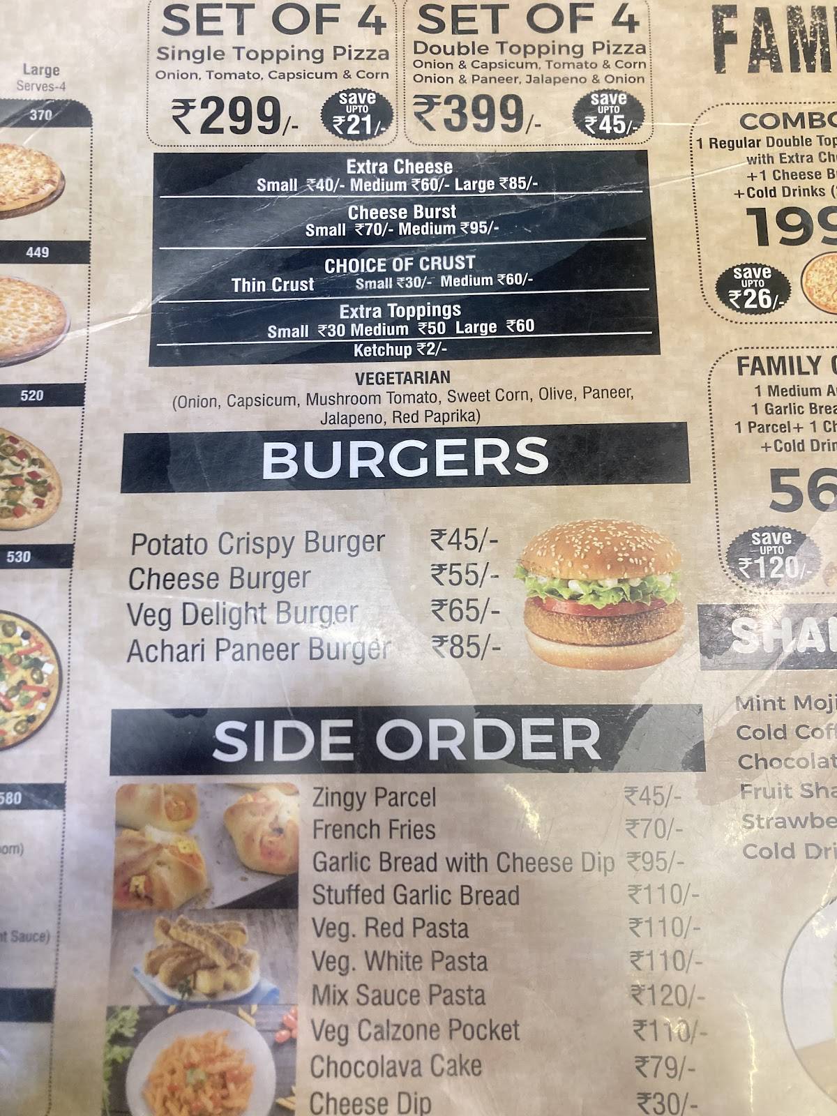 Peppers Pizza - Muradnagar menu