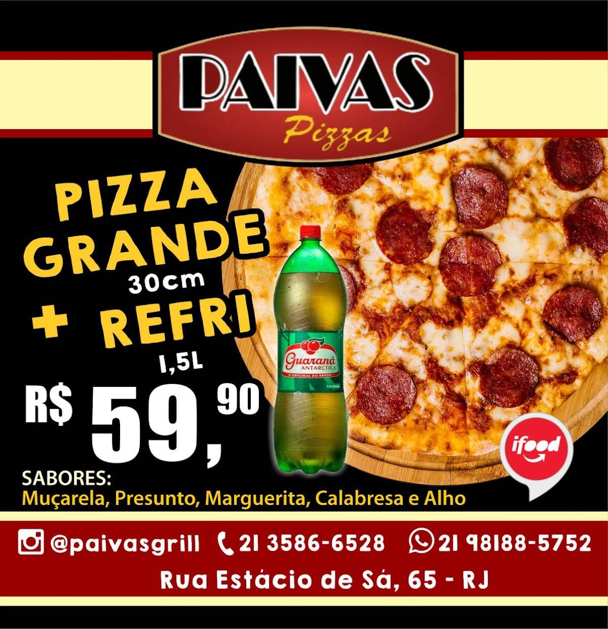Seu Boêmio Grill cardápio