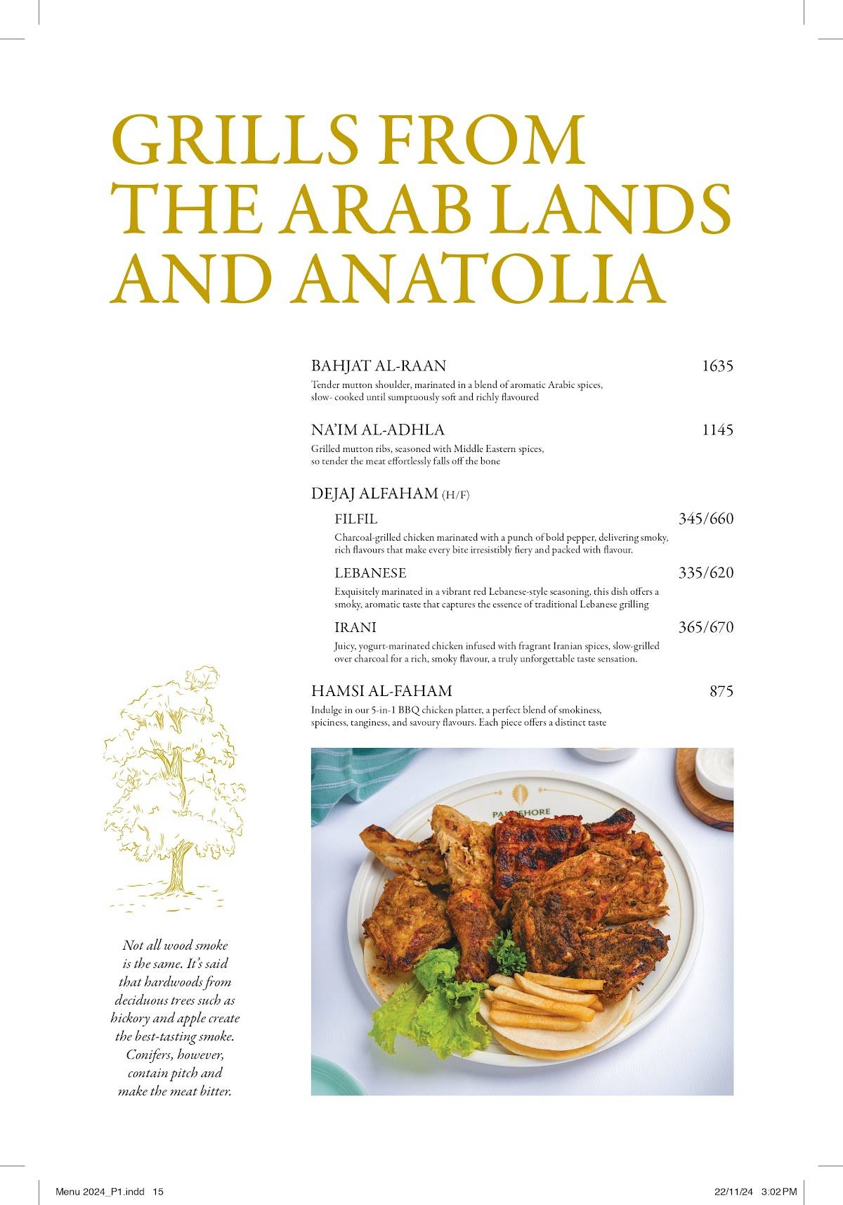 Palmshore Restaurant Ramapuram menu