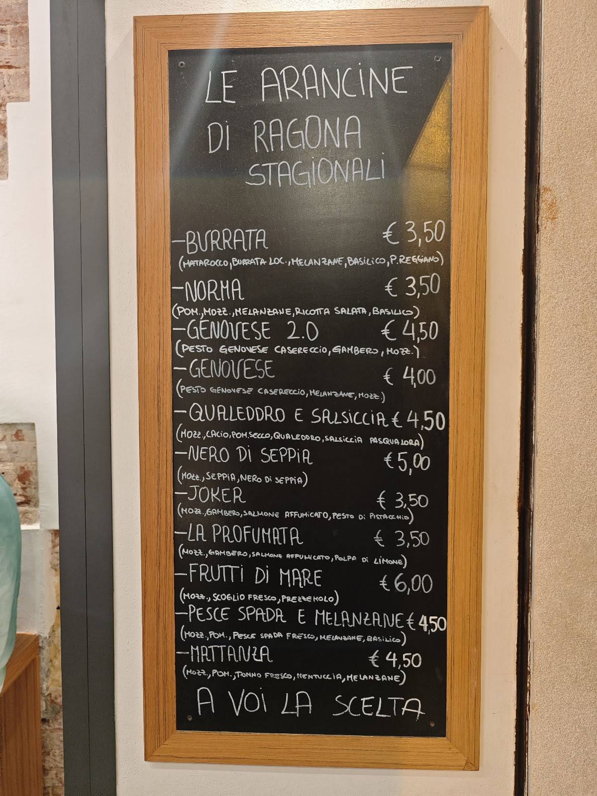 Menu di Panificio Ragona Francesco e C. Snc 