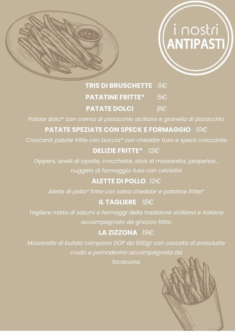 Menu di Papè Pizza|Grill 