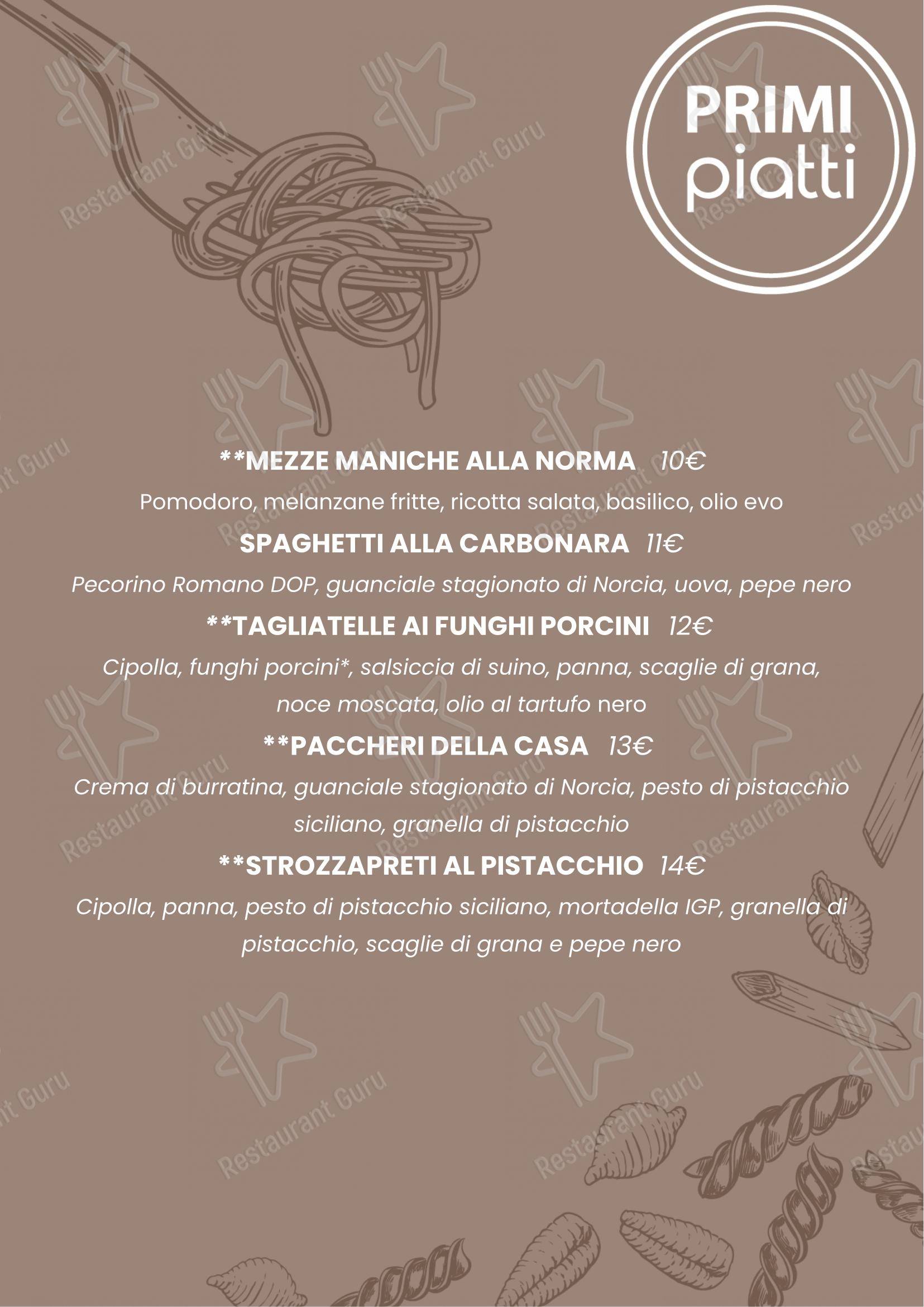 Menu per Papè Pizza|Grill in Catania