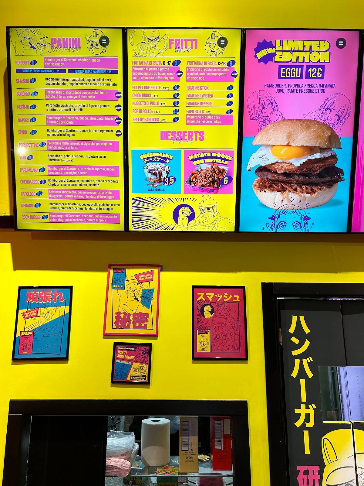 Menu di Papo Burger 