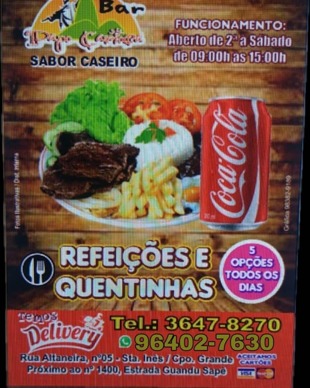 Papo Carioca cardápio