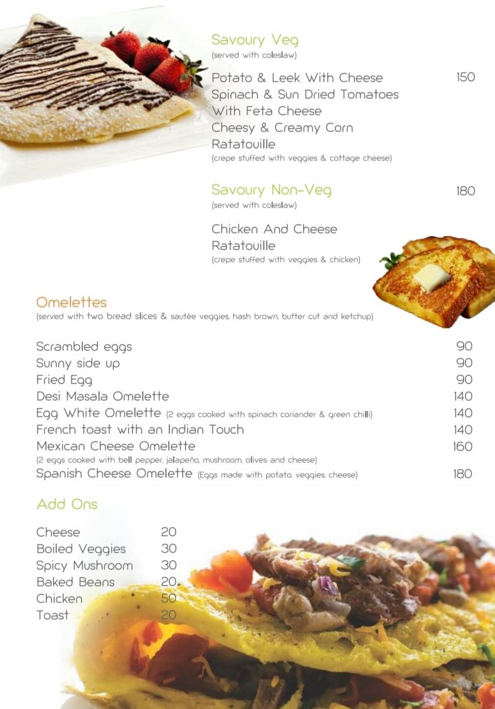 Pardon My French! menu