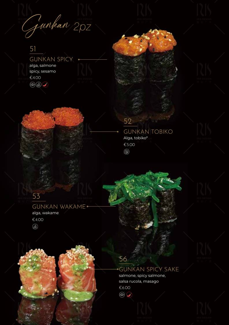Menu di Ristorante Giapponese Hanami Parma 
