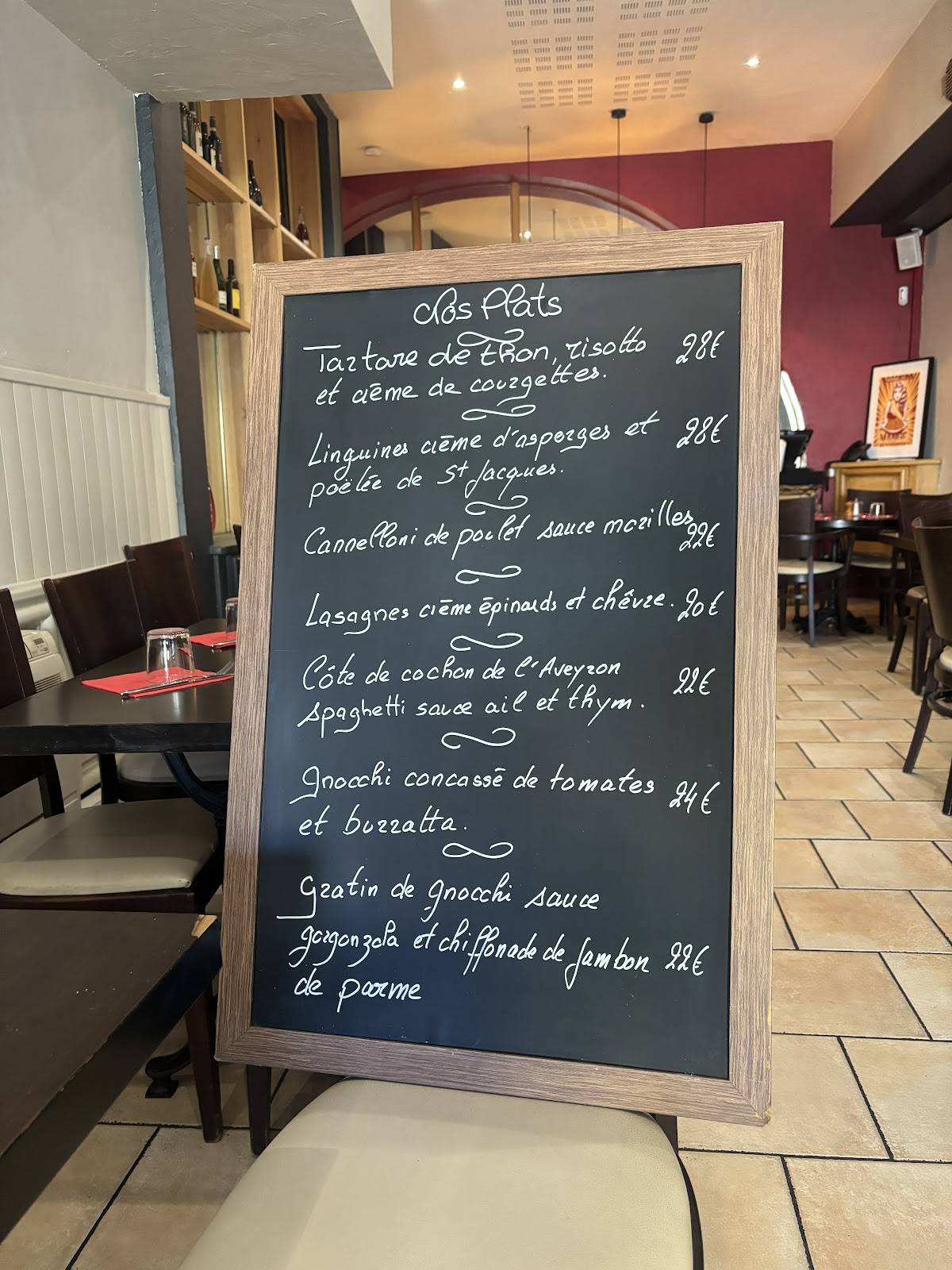 Menu de Pasta Politi