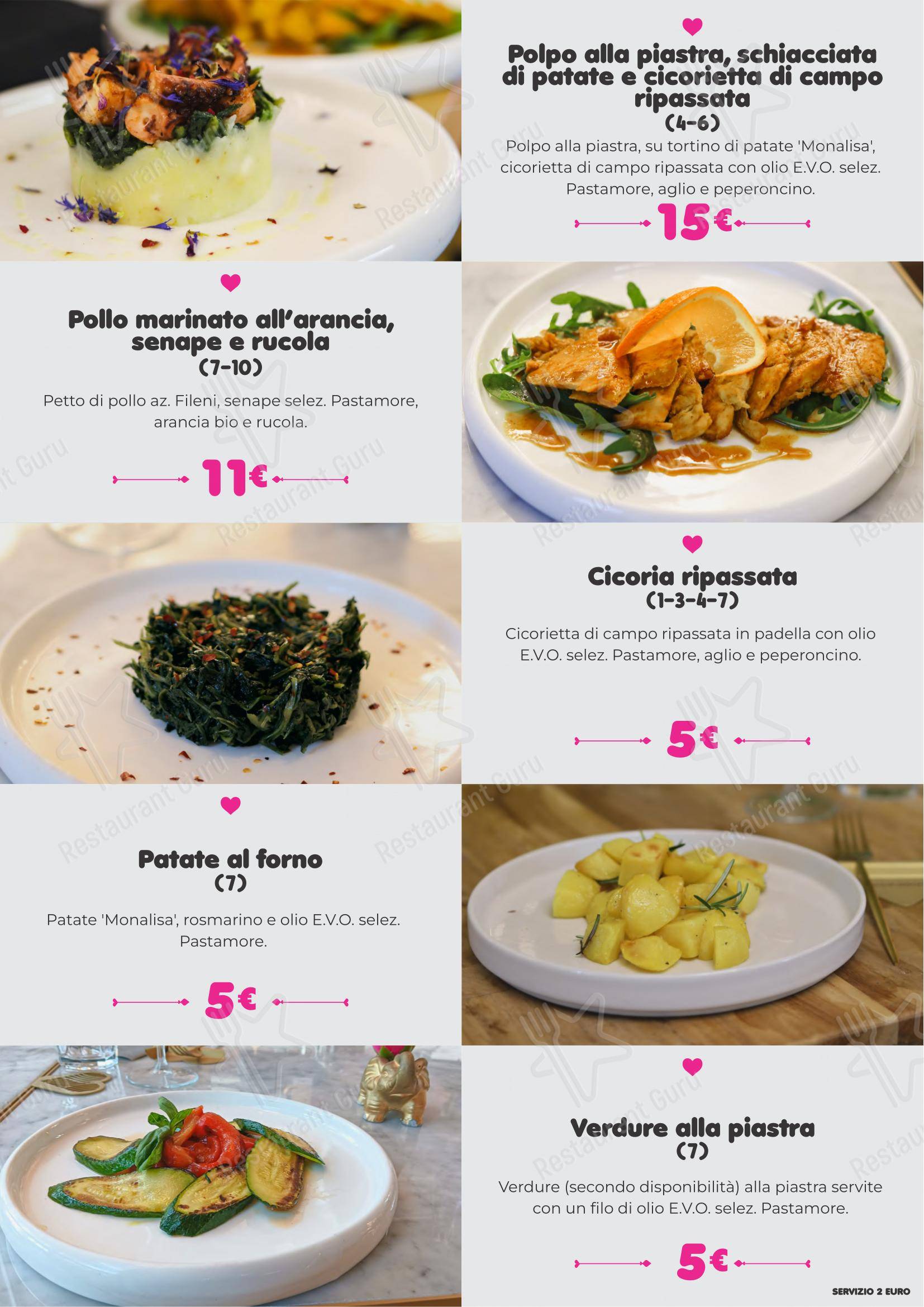 Pastamore in Roma - Menu
