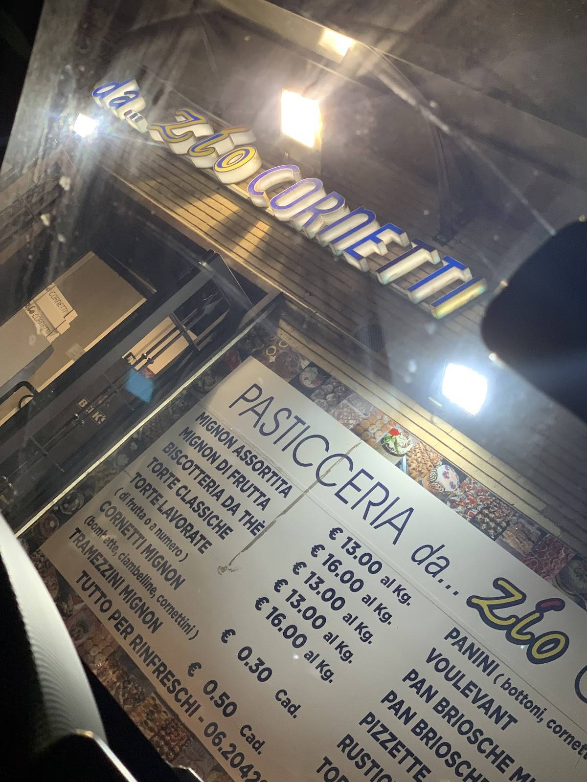 Menu di DAZIO CORNETTI 